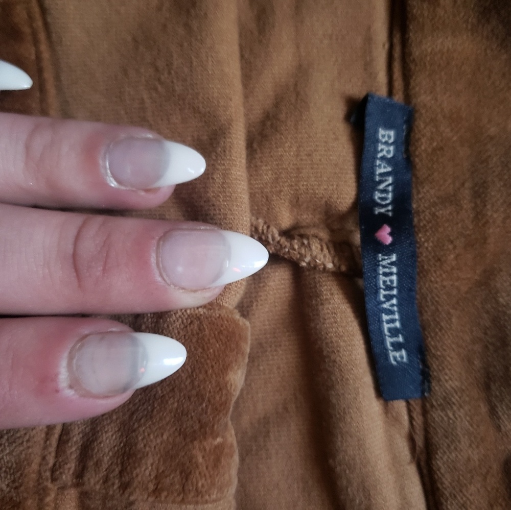 Brandy Melville Suede Mini Skirt